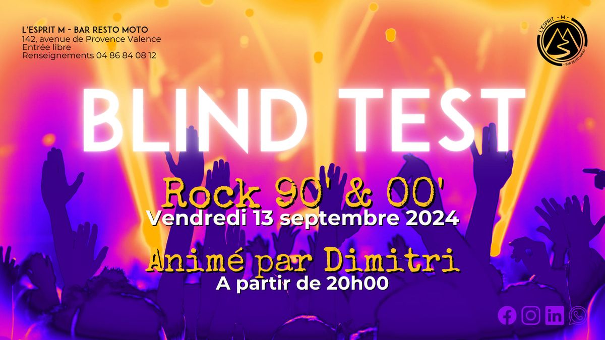 Soir\u00e9e blind test