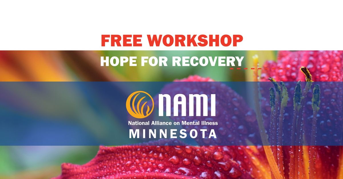 In-person Hope for Recovery Class