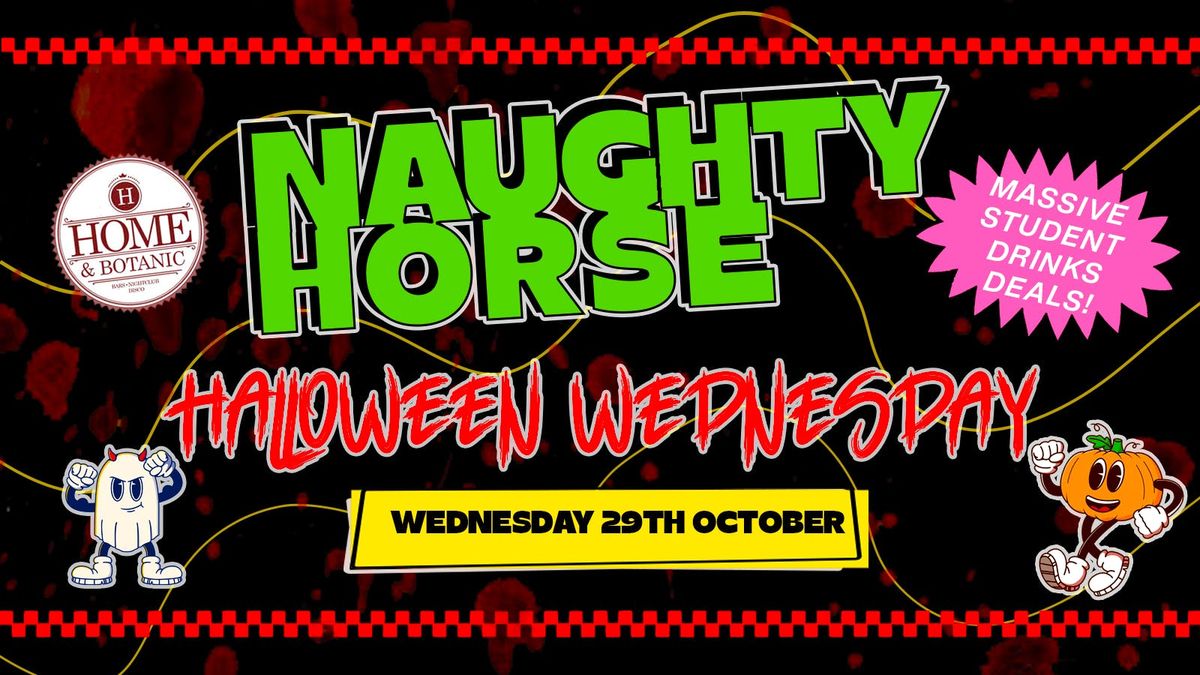 \u00a31 STUDENT HALLOWEEN X Wednesdays at HOME! \ud83d\udc7b