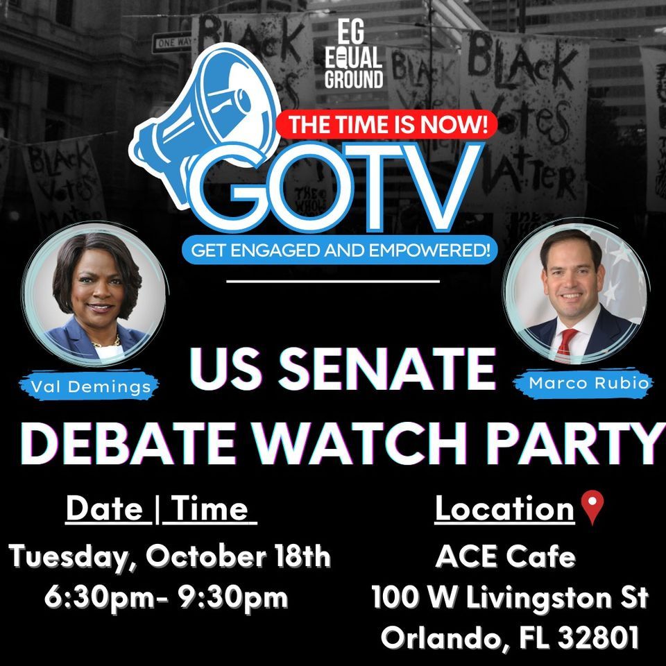 U.S. Senate Debate Watch Party