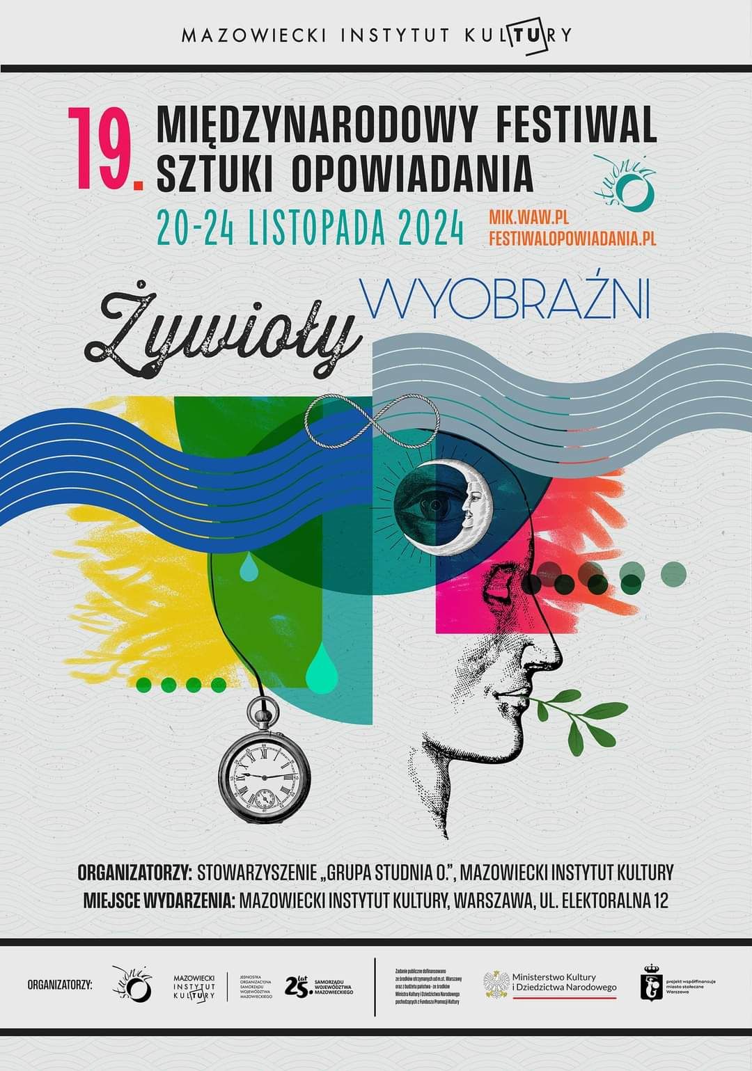 19. Mi\u0119dzynarodowy Festiwal Sztuki Opowiadania "\u017bywio\u0142y wyobra\u017ani"