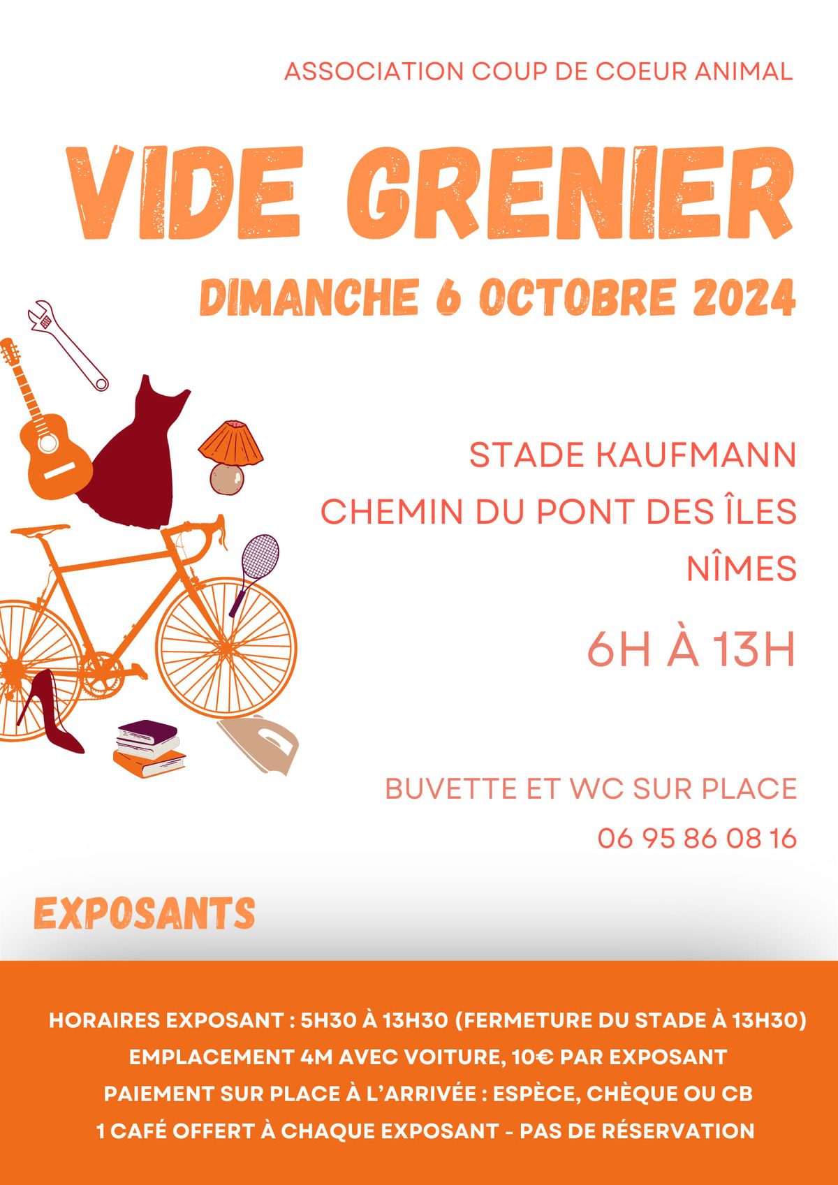 Vide-grenier - 6 octobre - N\u00eemes