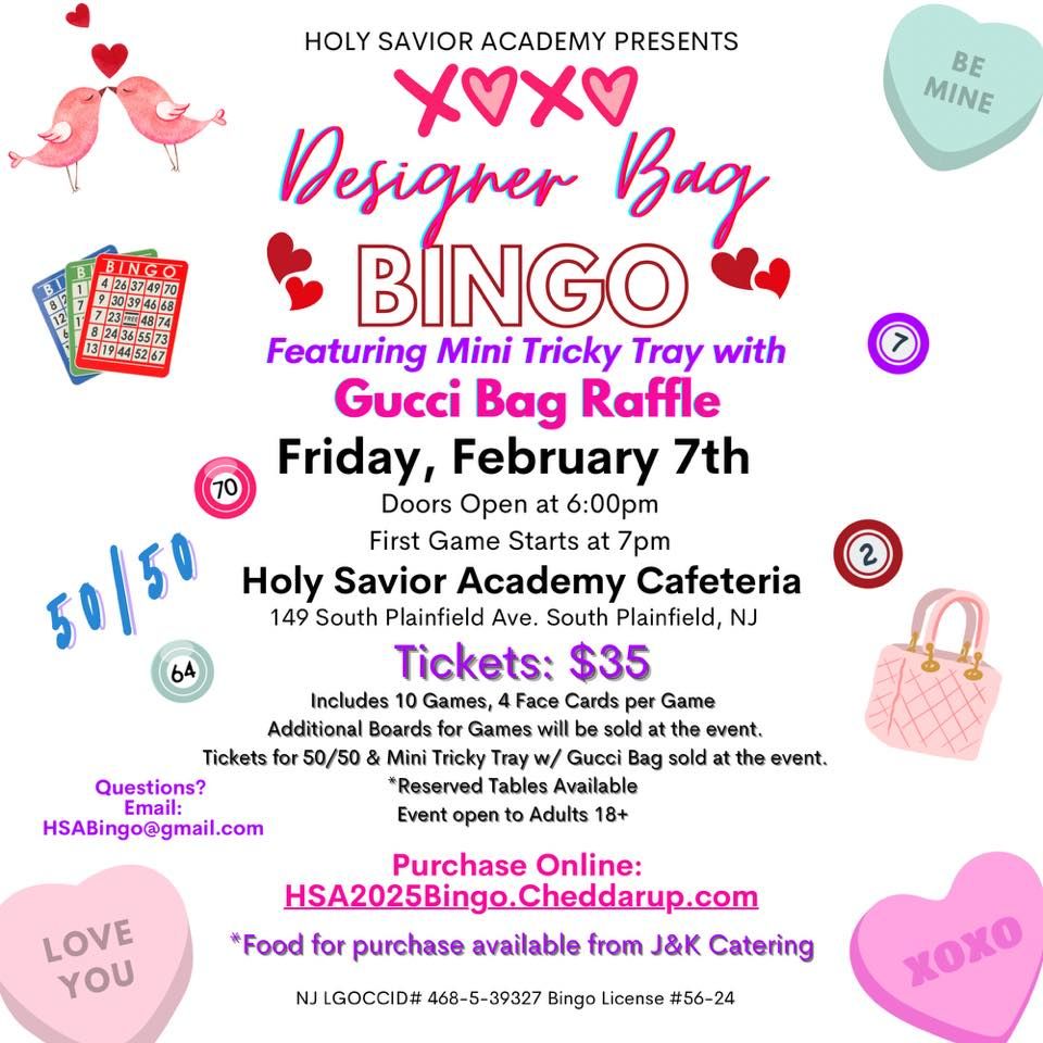 XOXO Designer Bag Bingo 2025