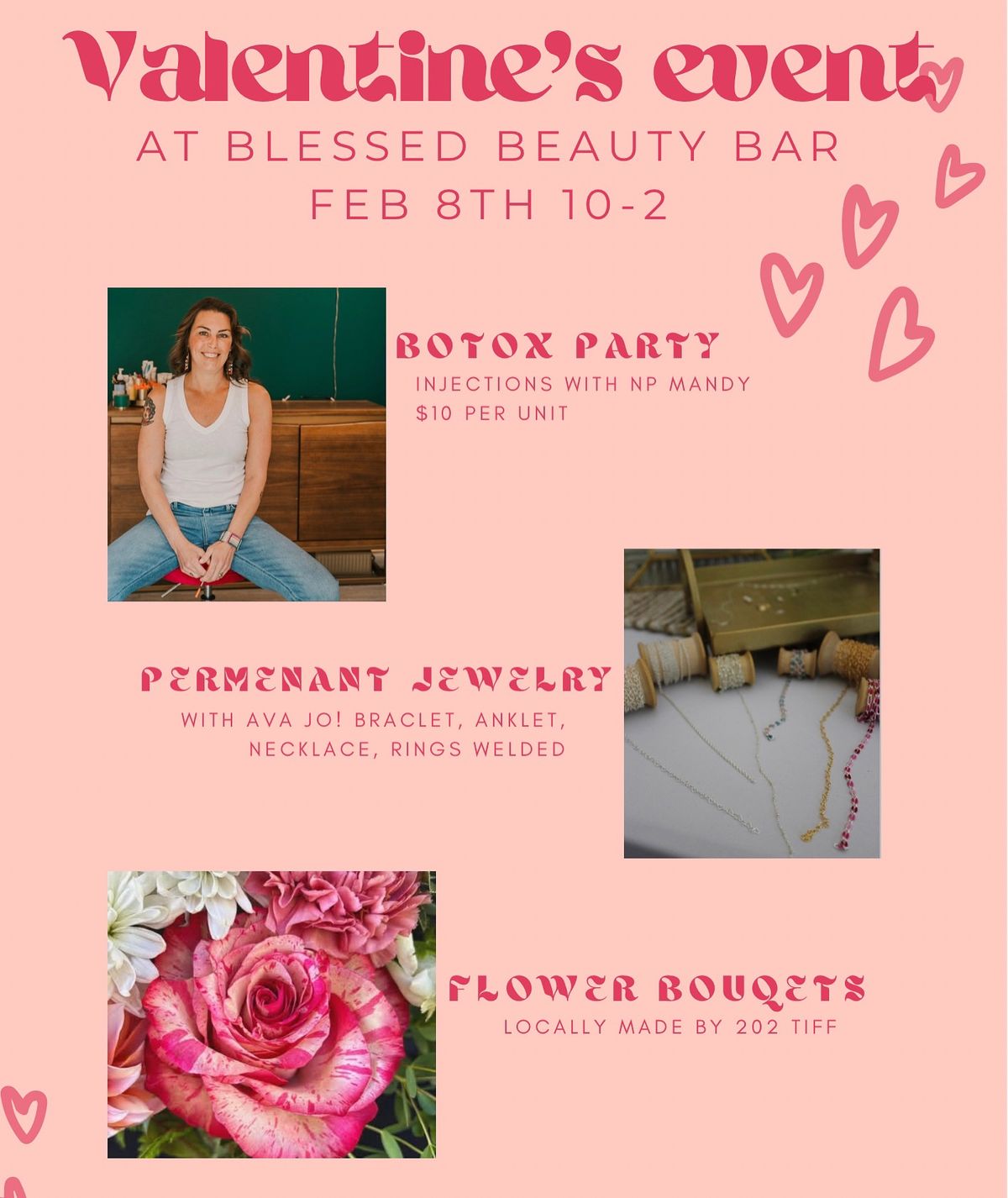 Valentines event at Blessed Beauty Bar