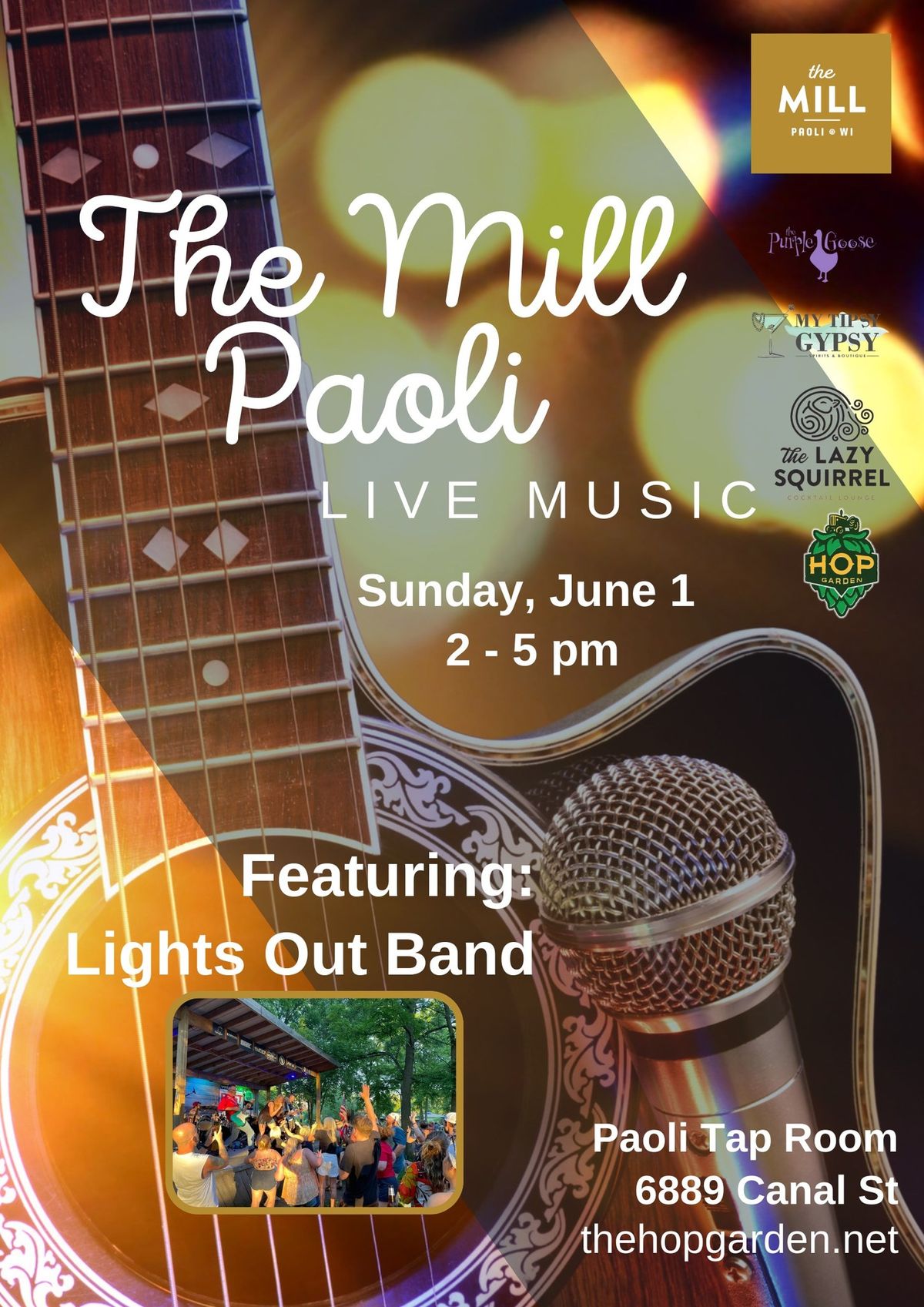 The Mill Paoli | Lights Out Band 