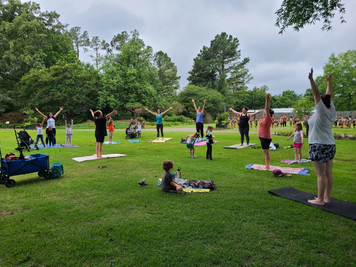 Family Yoga at the Garden