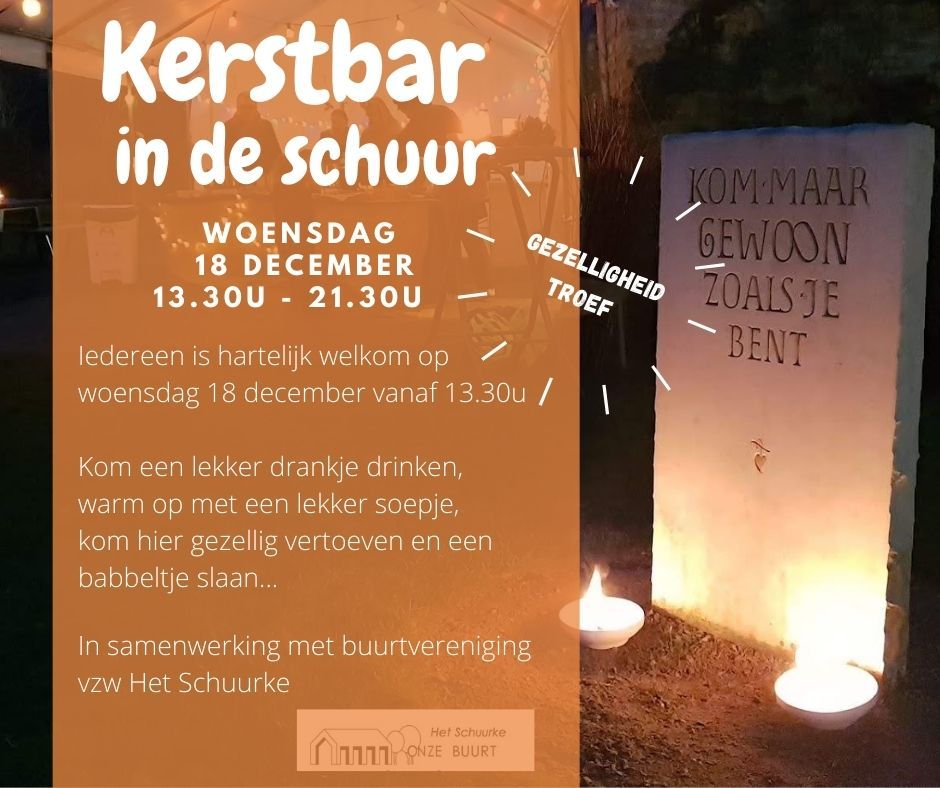 Kerstbar in de schuur 