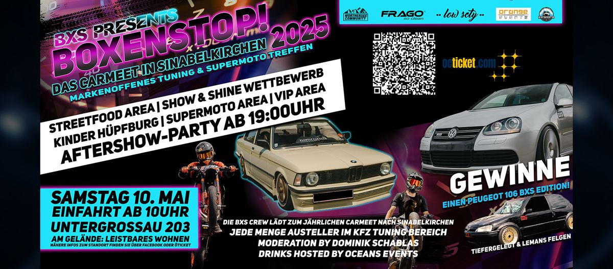 B.X.S Pres. Der Boxenstop! Das Carmeet Sinabelkirchen 2025