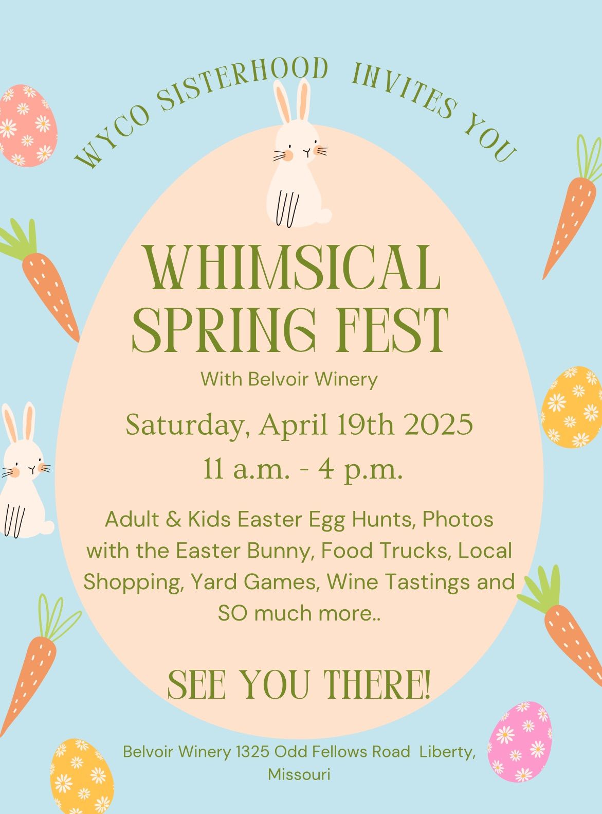 Whimsical Easter Fest with WYCO Sisterhood 