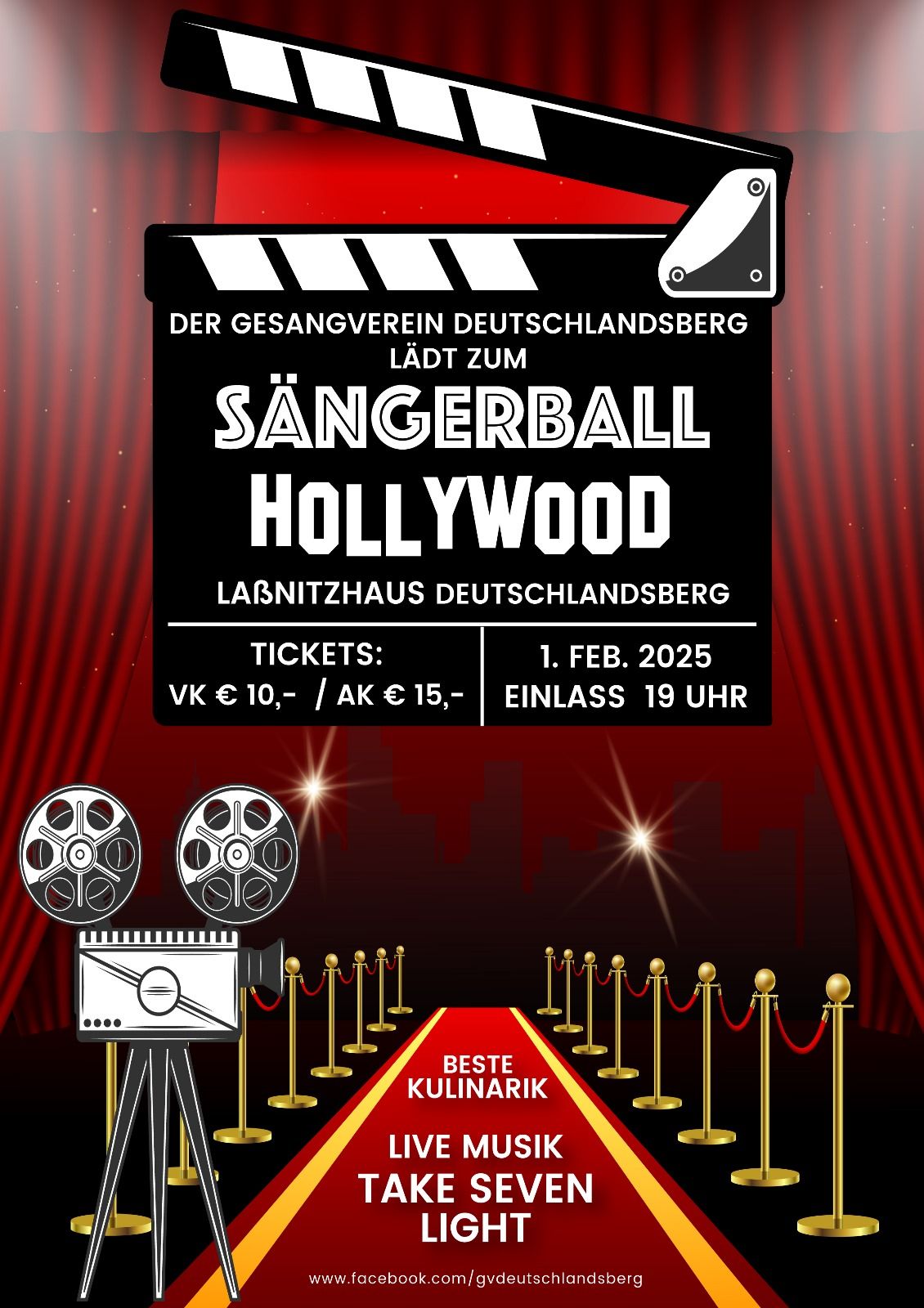 S\u00e4ngerball 2025 "HOLLYWOOD"