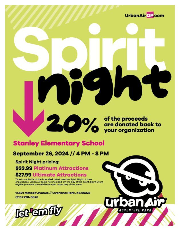 Spirit Night at Urban Air