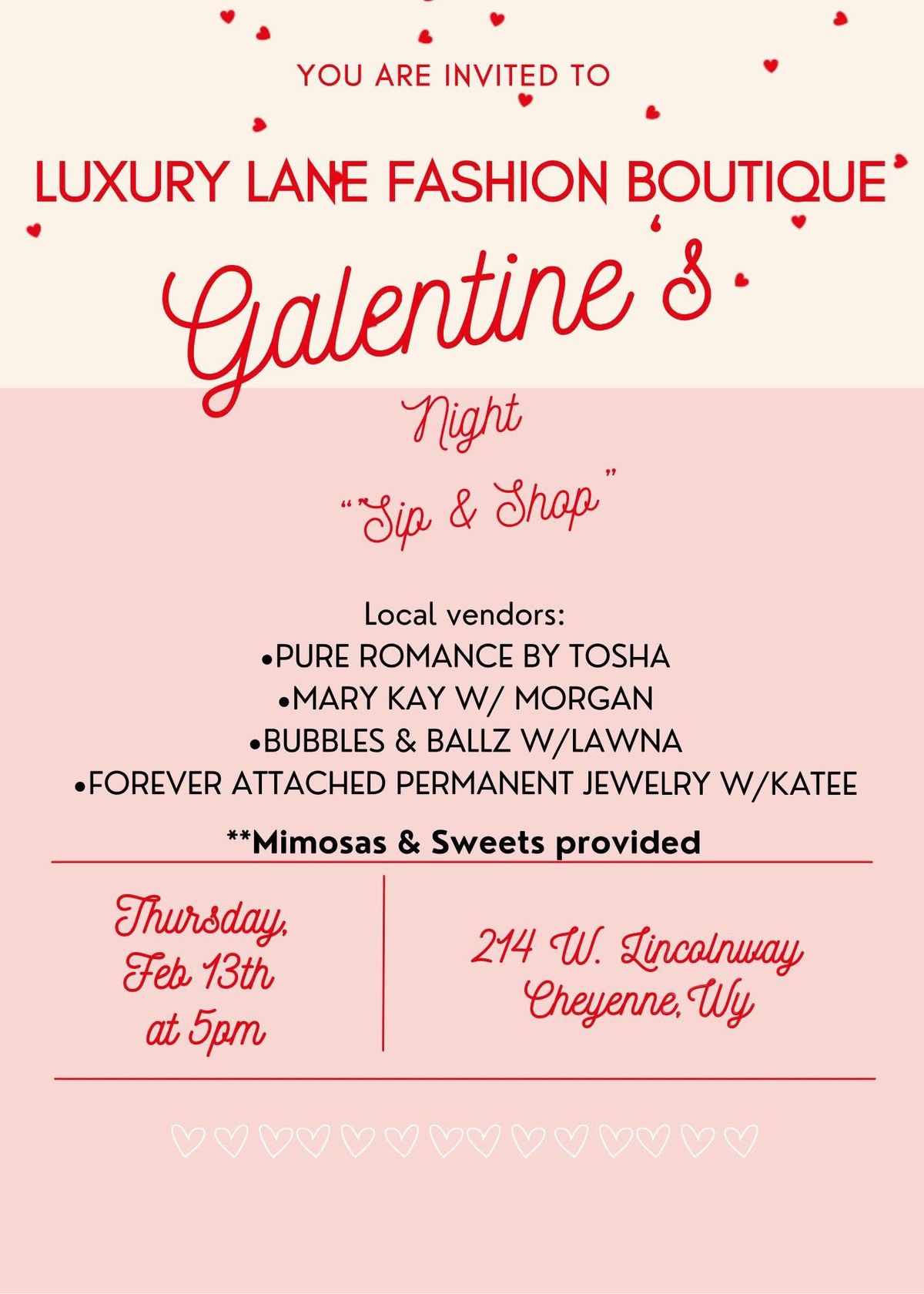 Galentines Night @ LLFB \ud83d\udc8b