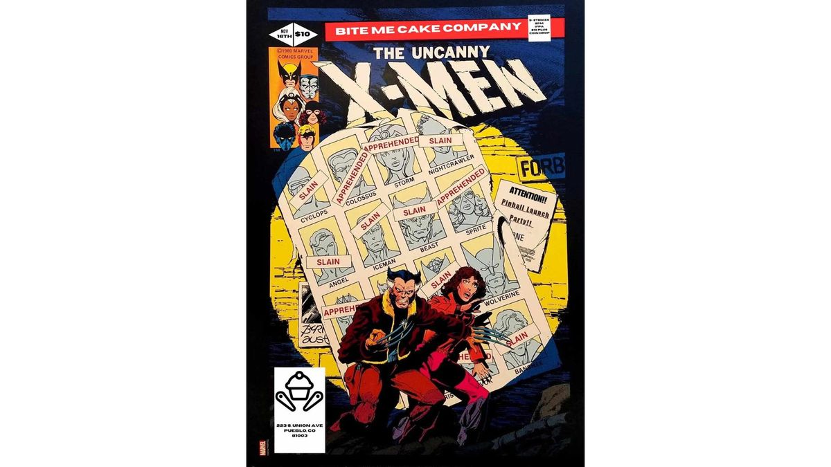 The Uncanny X-Men Launch Party & Tournament - Flip A Coin Arcade Bar at Bite Me Cake Company