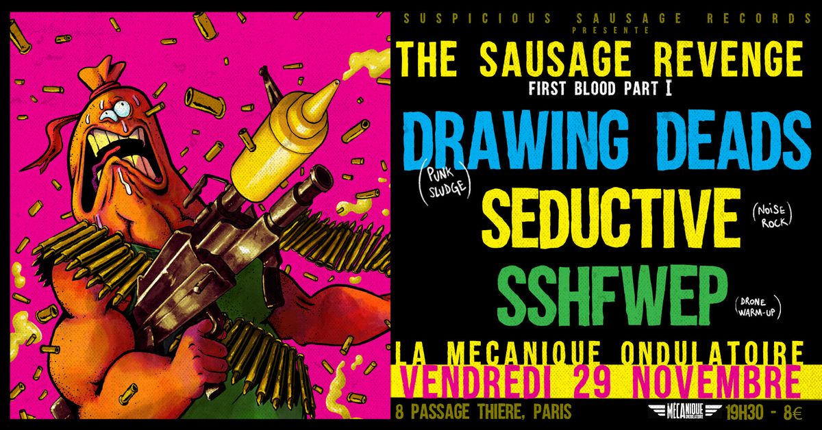 Drawing Deads + Seductive + SSHFWEP @ La M\u00e9canique Ondulatoire - Vendredi 29\/11\/24