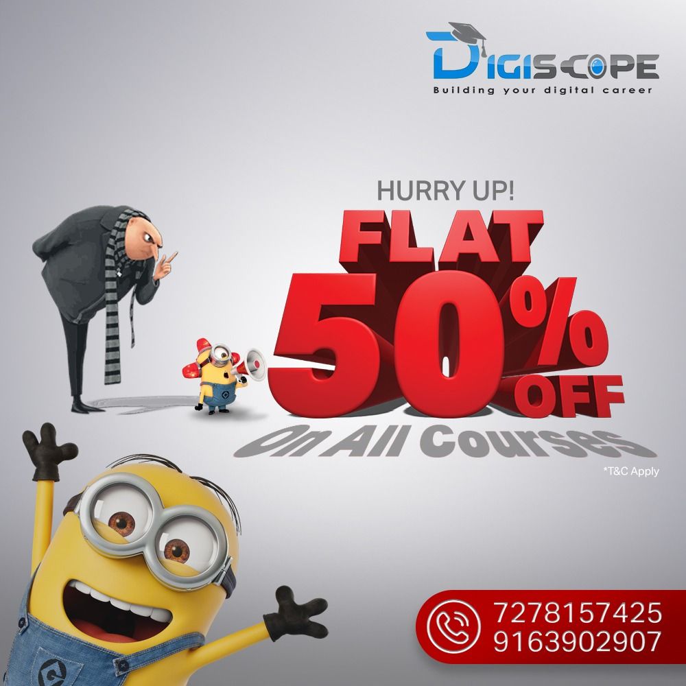 HURRY UP! 50% Off on All Courses