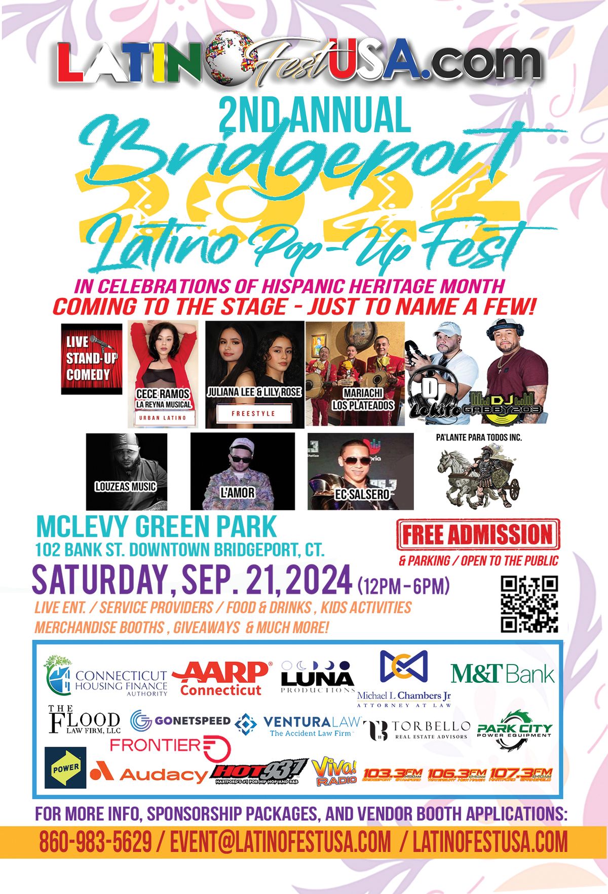 2nd Ann. Bridgeport Latino [POP-UP] Fest 2024!