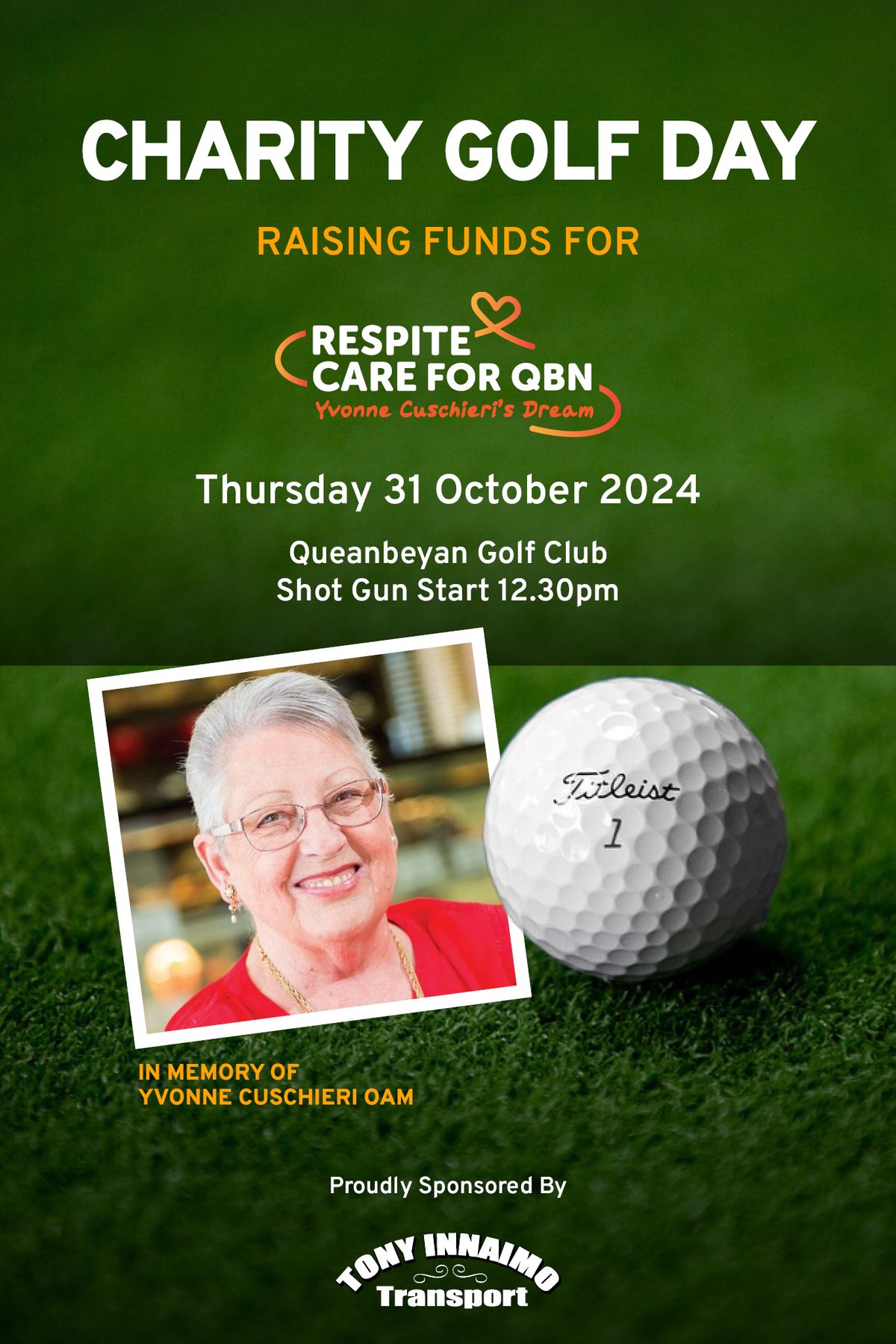 Respite Care for QBN Charity Golf Day