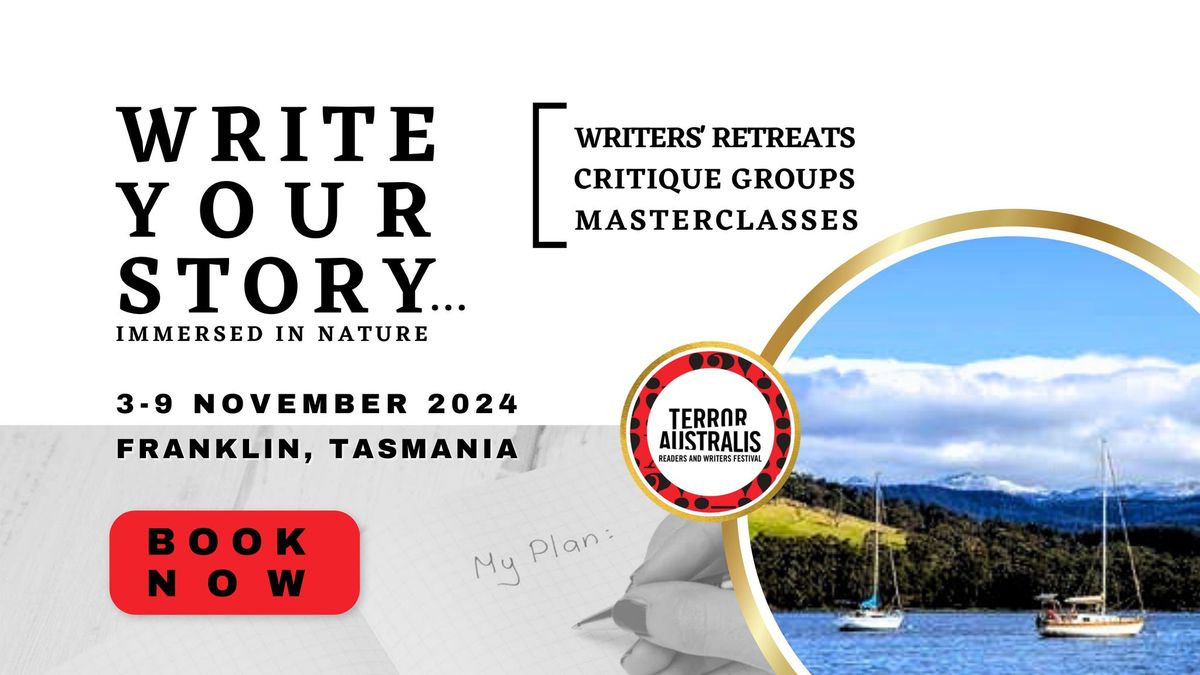 TAF2024 | THREE- & SIX-DAY CRIME, MYSTERY AND GENRE WRITERS' RETREAT, WITH CRITIQUE GROUPS