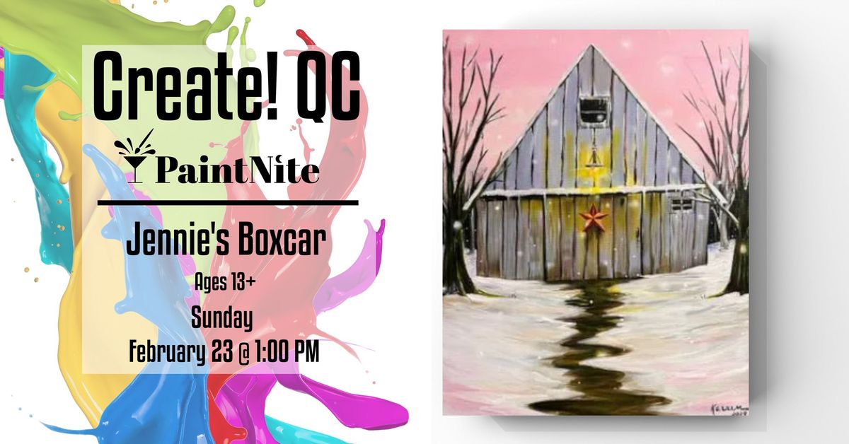 Paint Nite at Jennie's Boxcar: Leave The Light On