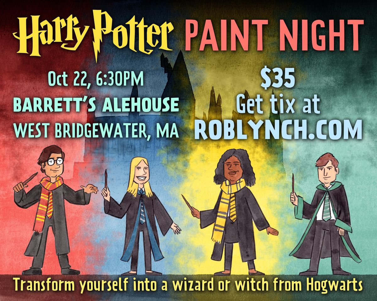 Harry Potter Paint Night! - Part of Barrett\u2019s Very Potter October \u26a1\ufe0f