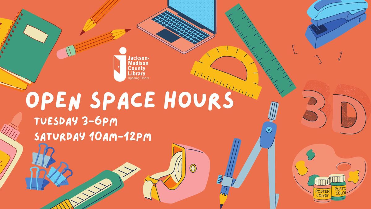 Open Space Hours - Tuesdays
