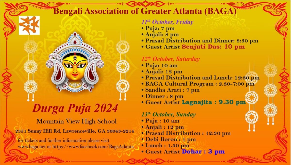 BAGA Durga Pujo 2024