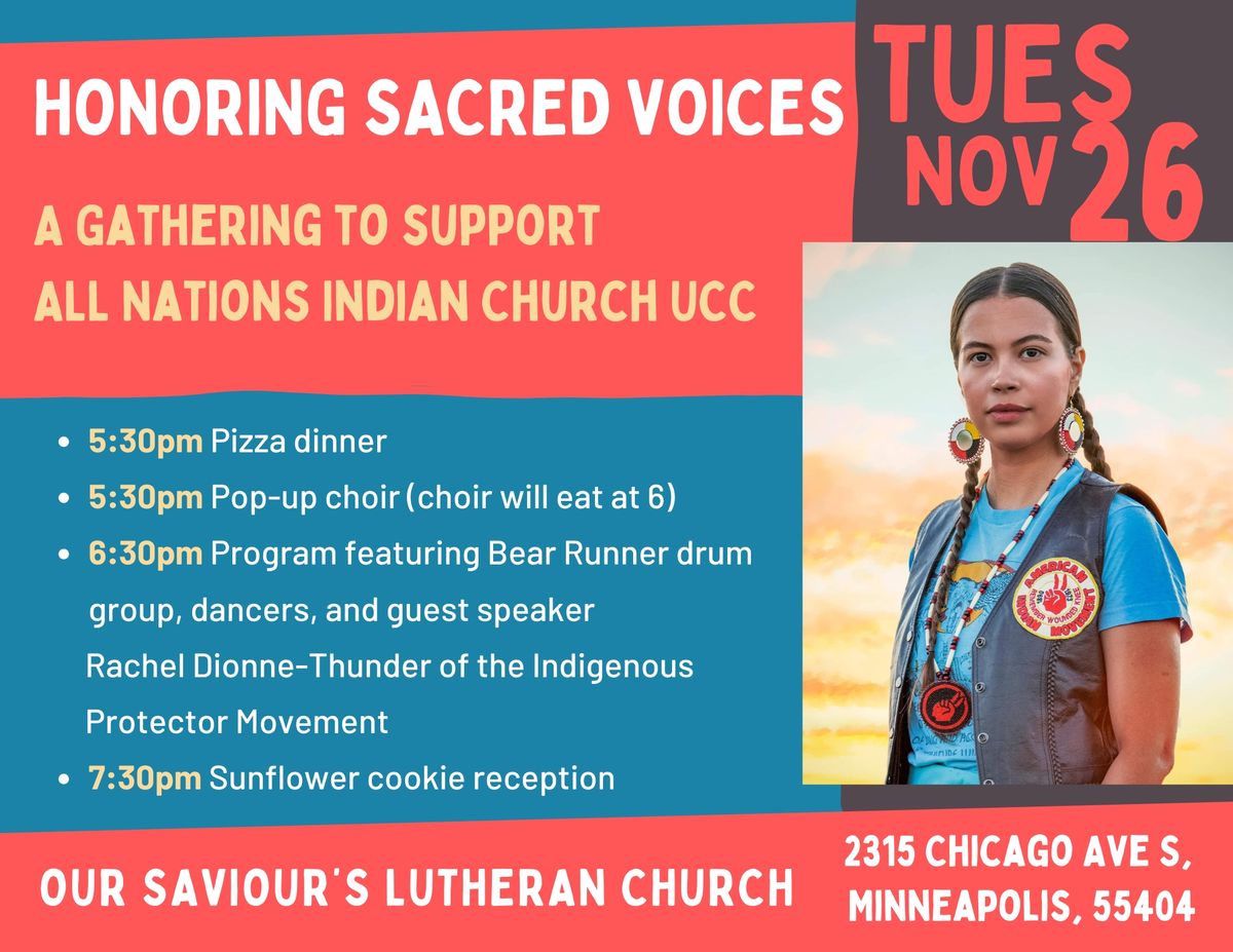 Honoring Sacred Voices: A Gathering to Support All Nations Indian Church UCC