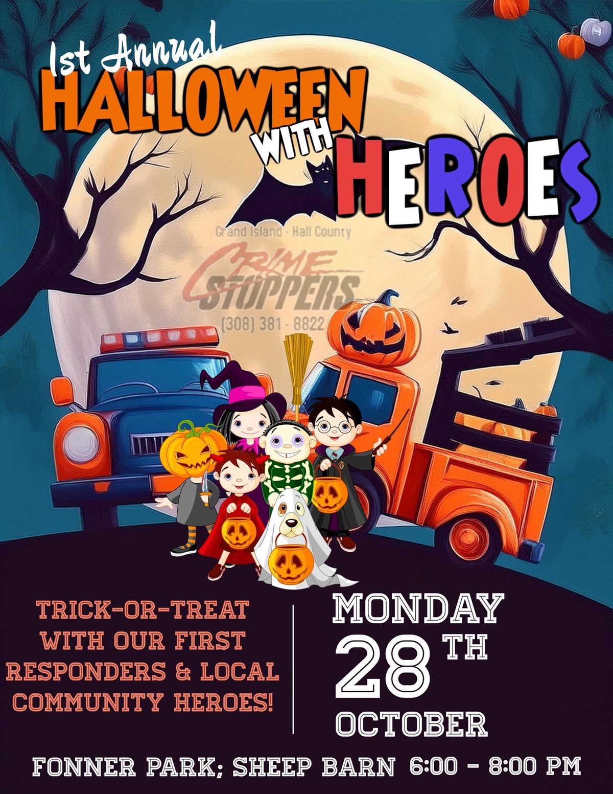 1st Annual Crime Stoppers Halloween with Heroes