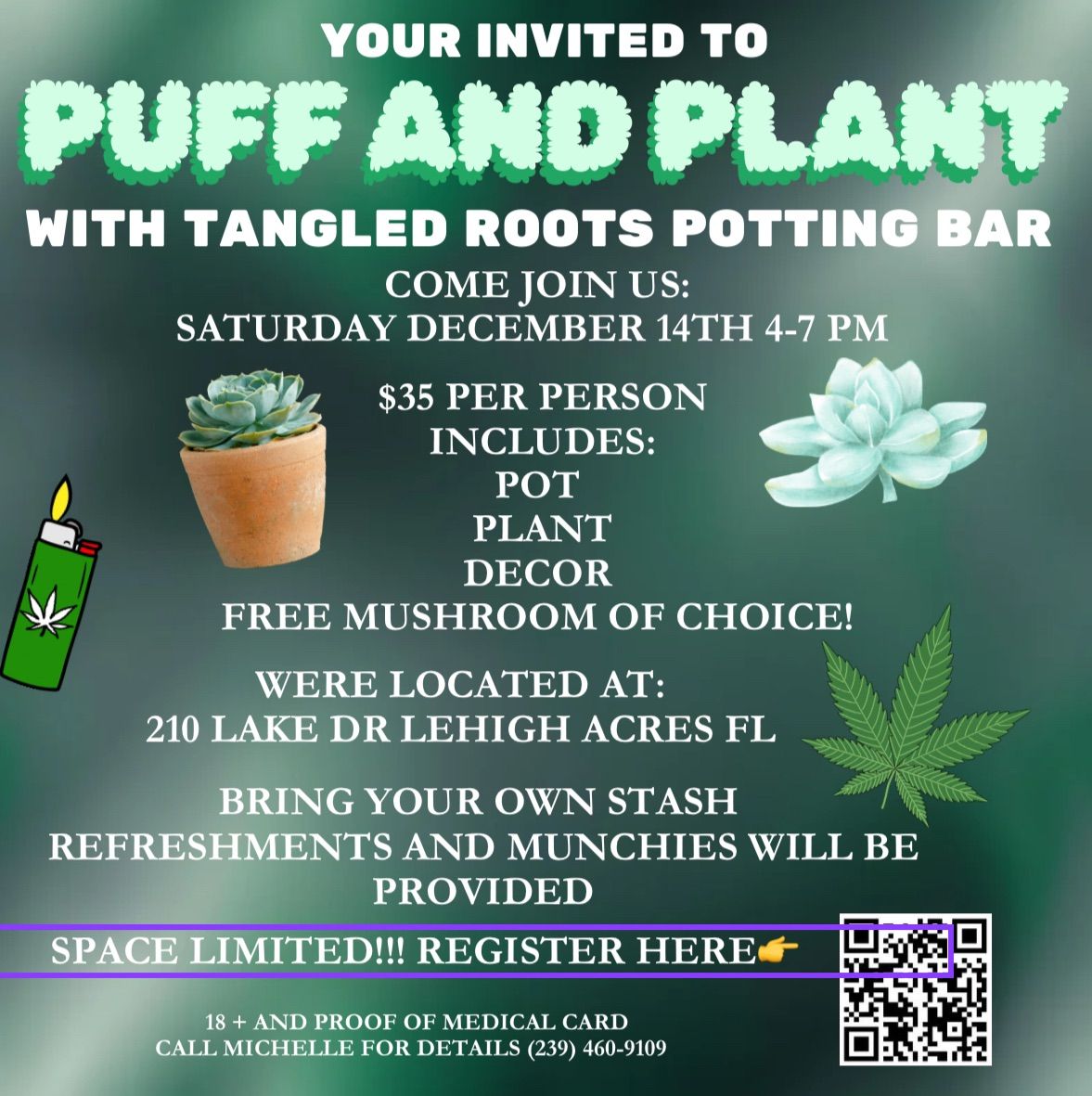 Puff & Plant Party