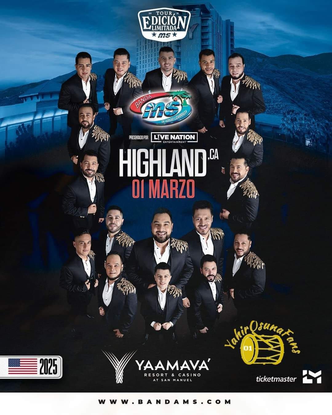 Banda Ms en Higland,CA