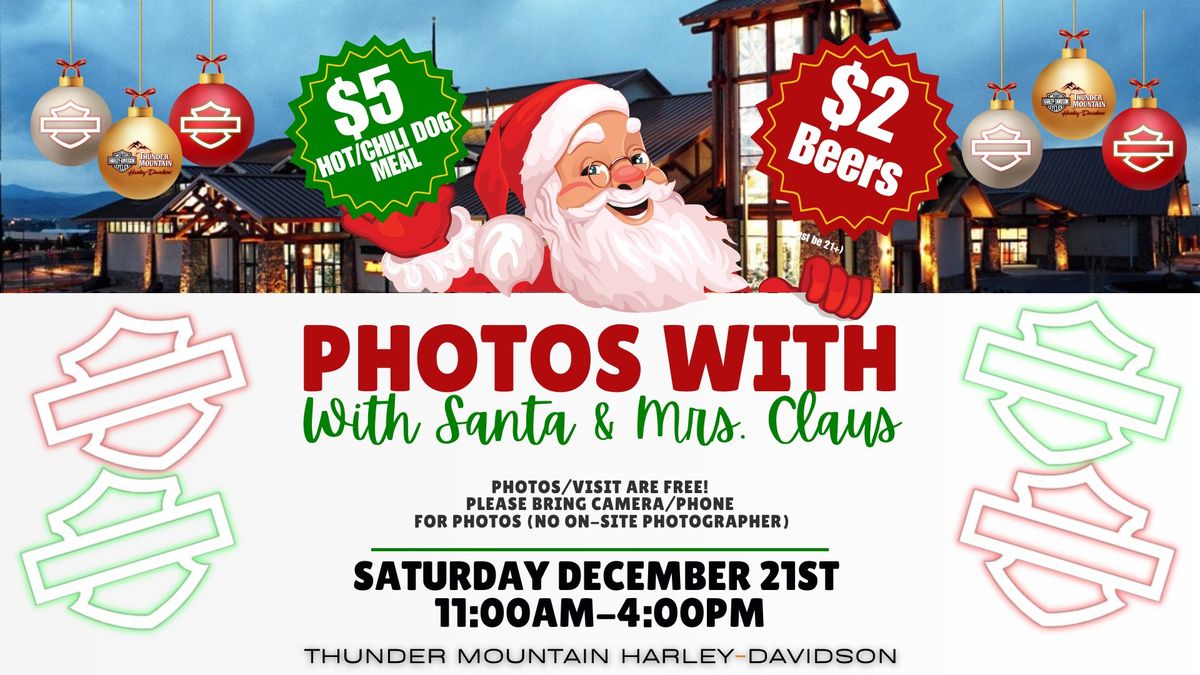 Photos with Santa & Mrs. Claus \ud83c\udf85