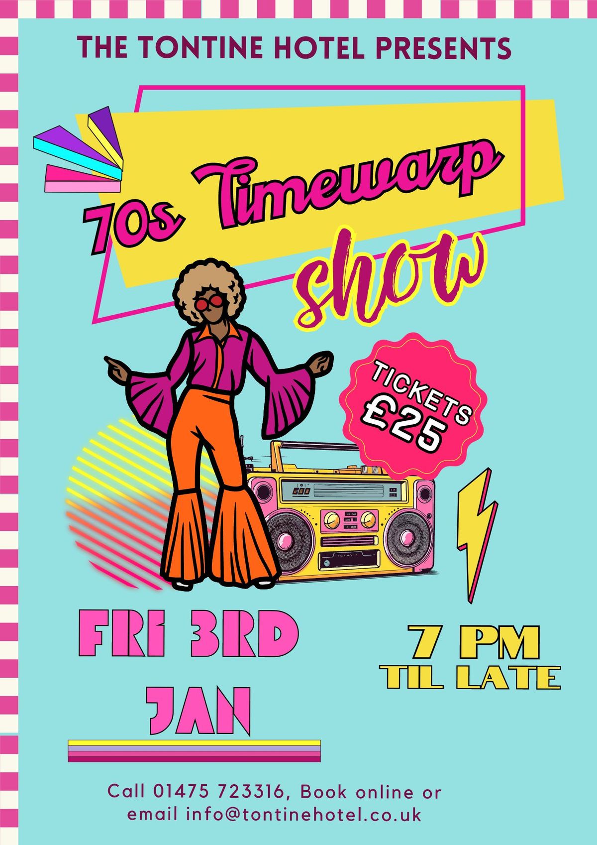 70s Timewarp Show plus DJ 