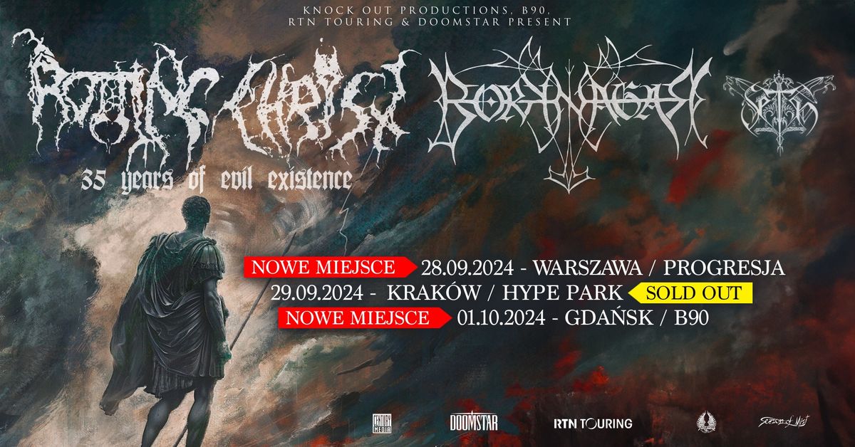 Rotting Christ + Borknagar + Seth \/ 1.10.2024 \/ B90, Gda\u0144sk