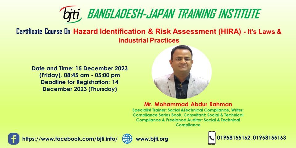 Hazard Identification & Risk Assessment (HIRA) - Its Laws & Industrial ...
