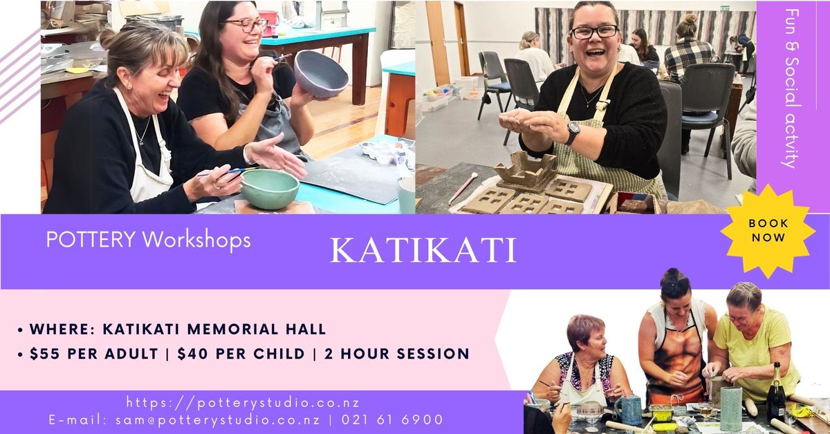 Fun & Social Pottery Workshop - KATIKATI