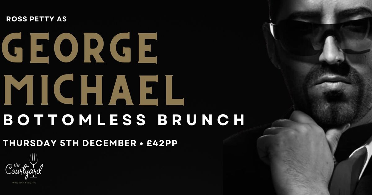 Ross Petty as George Michael Bottomless Brunch