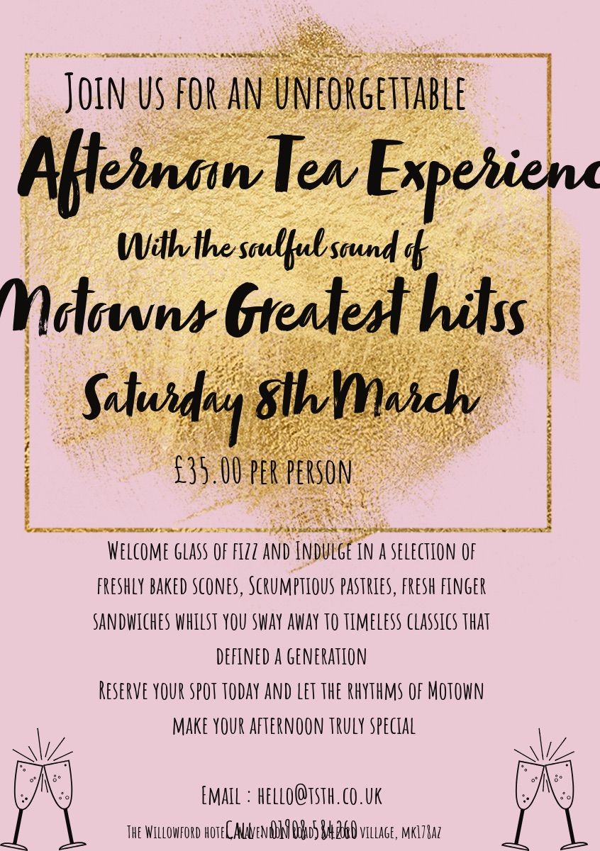 Motown theme Afternoon Tea 