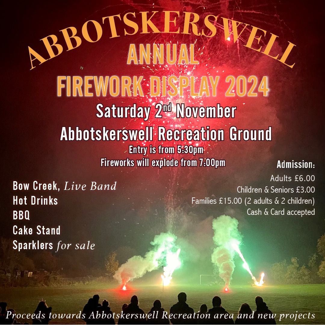 Abbotskerswell Annual Fireworks Display