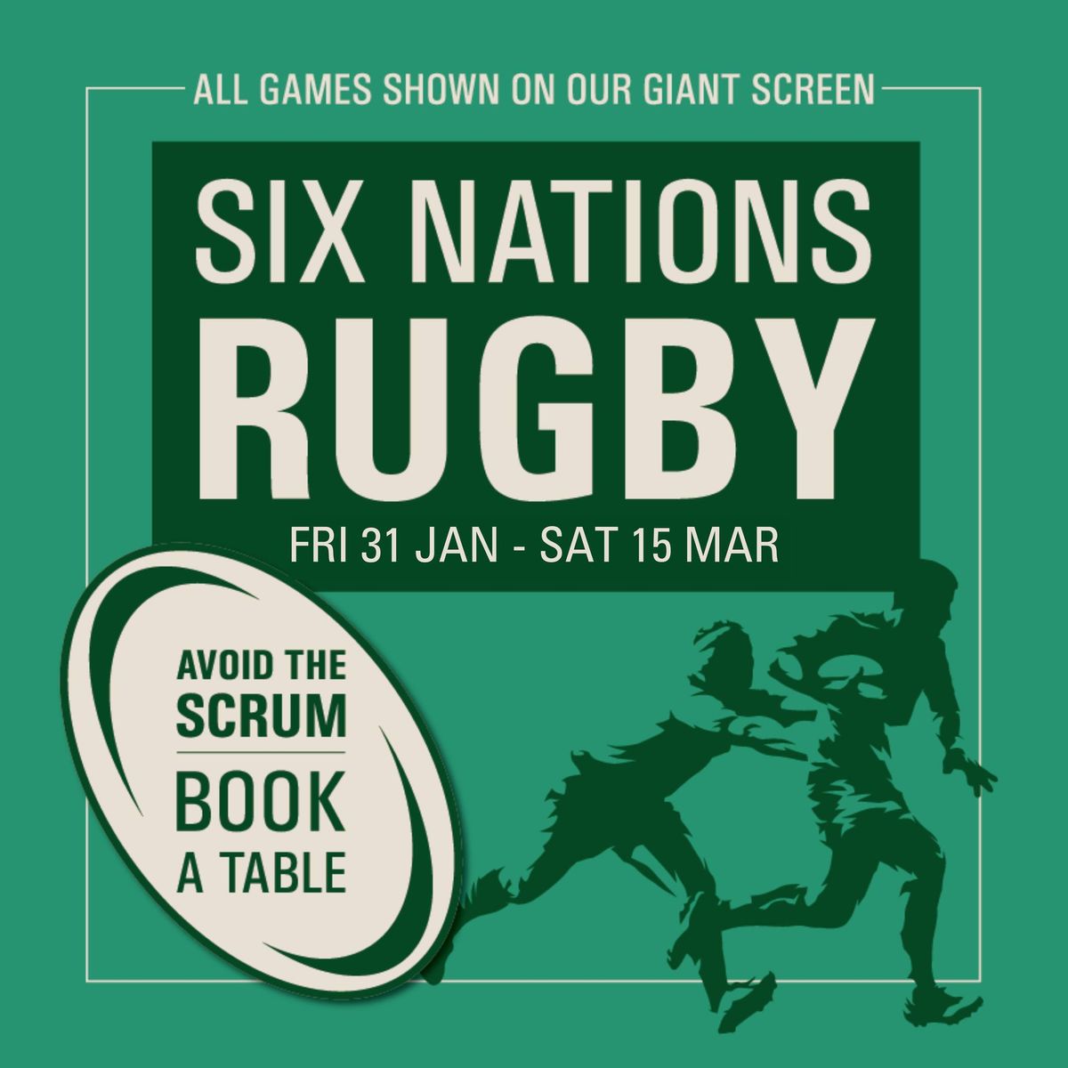 Six Nations Rugby at The Bohemia