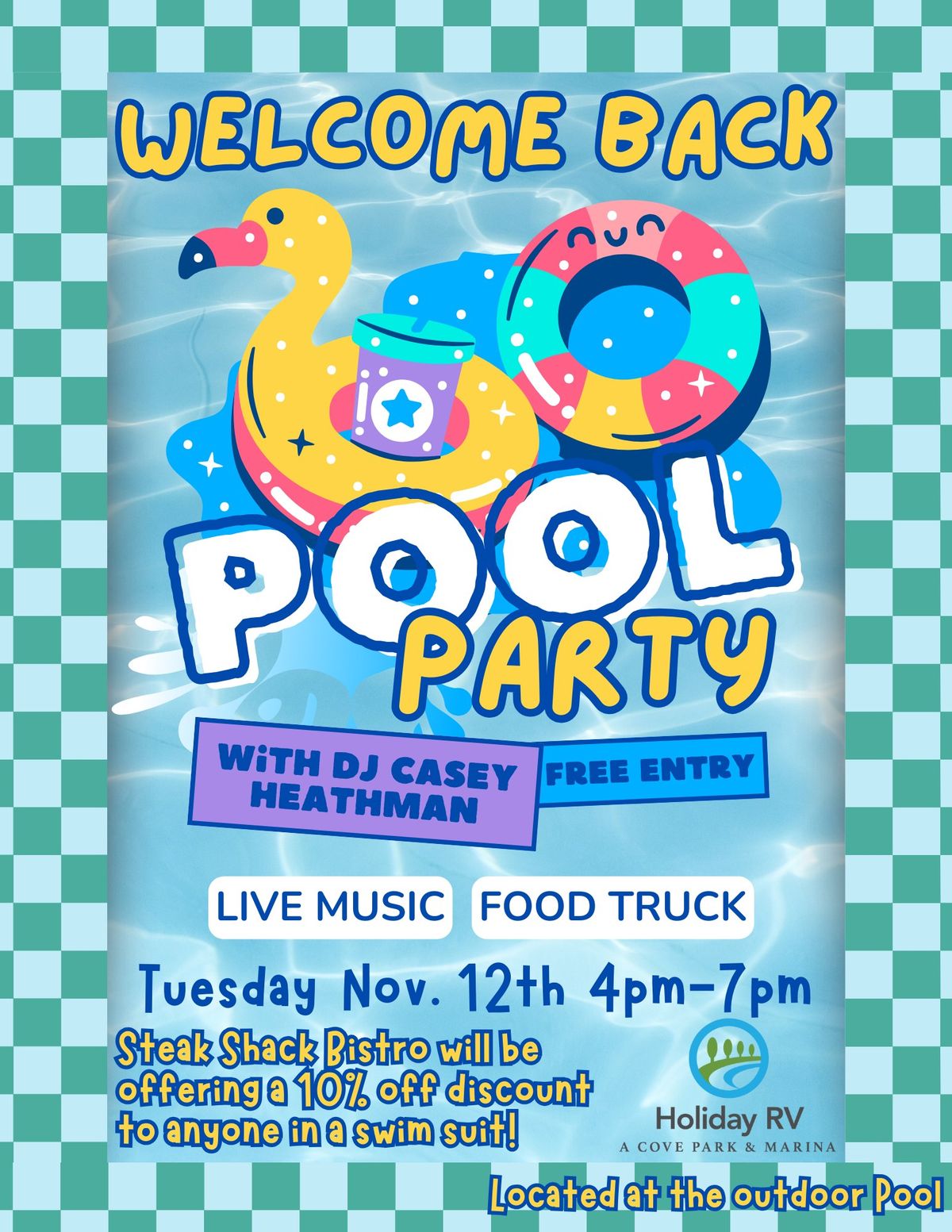 Welcome Back Pool Party