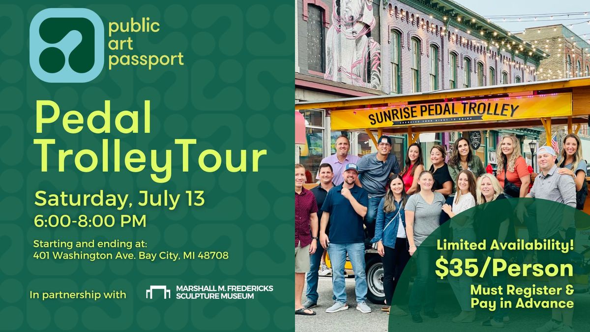 Public Art Passport Pedal Trolley Tour