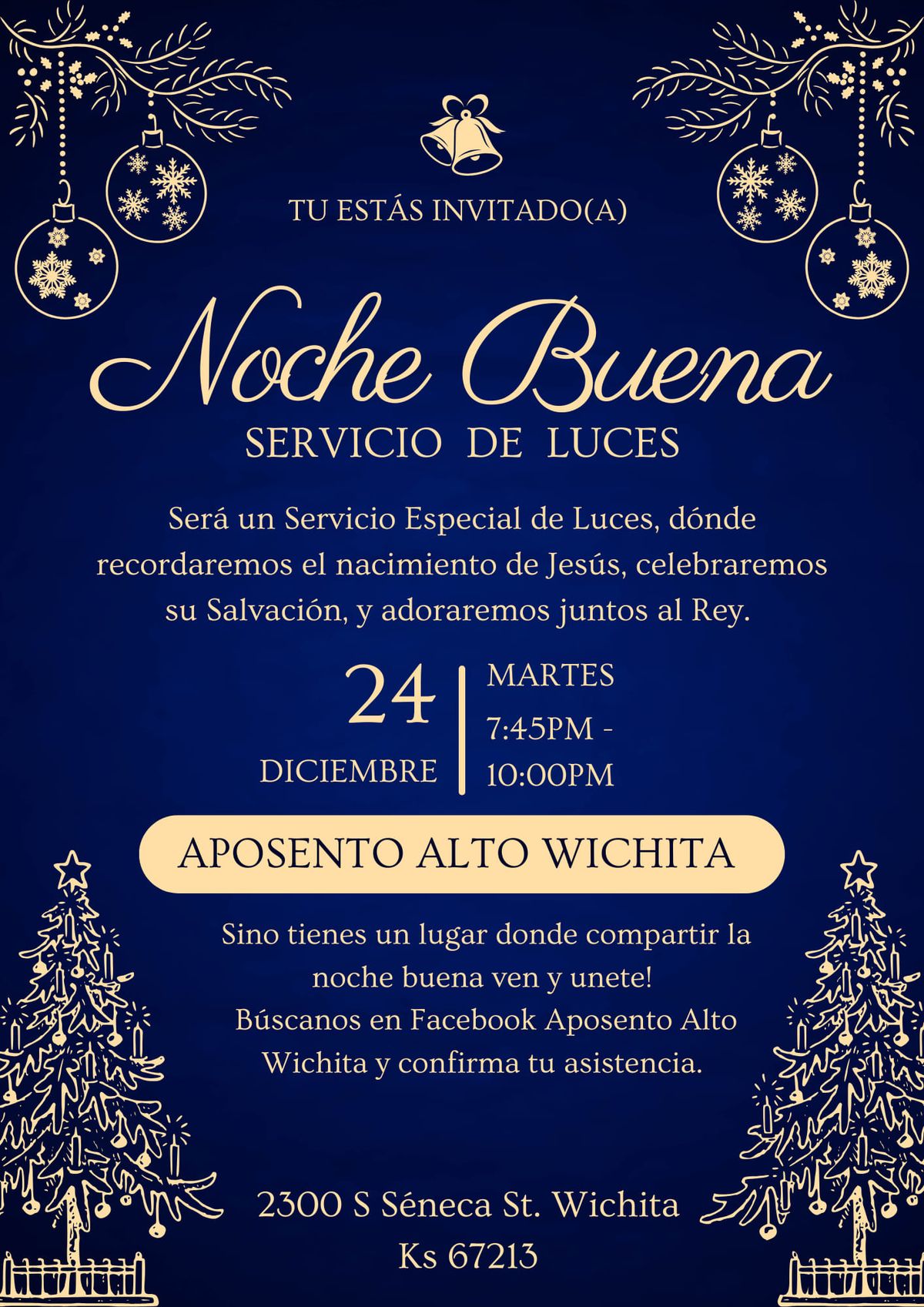 Servicio de Noche Buena 