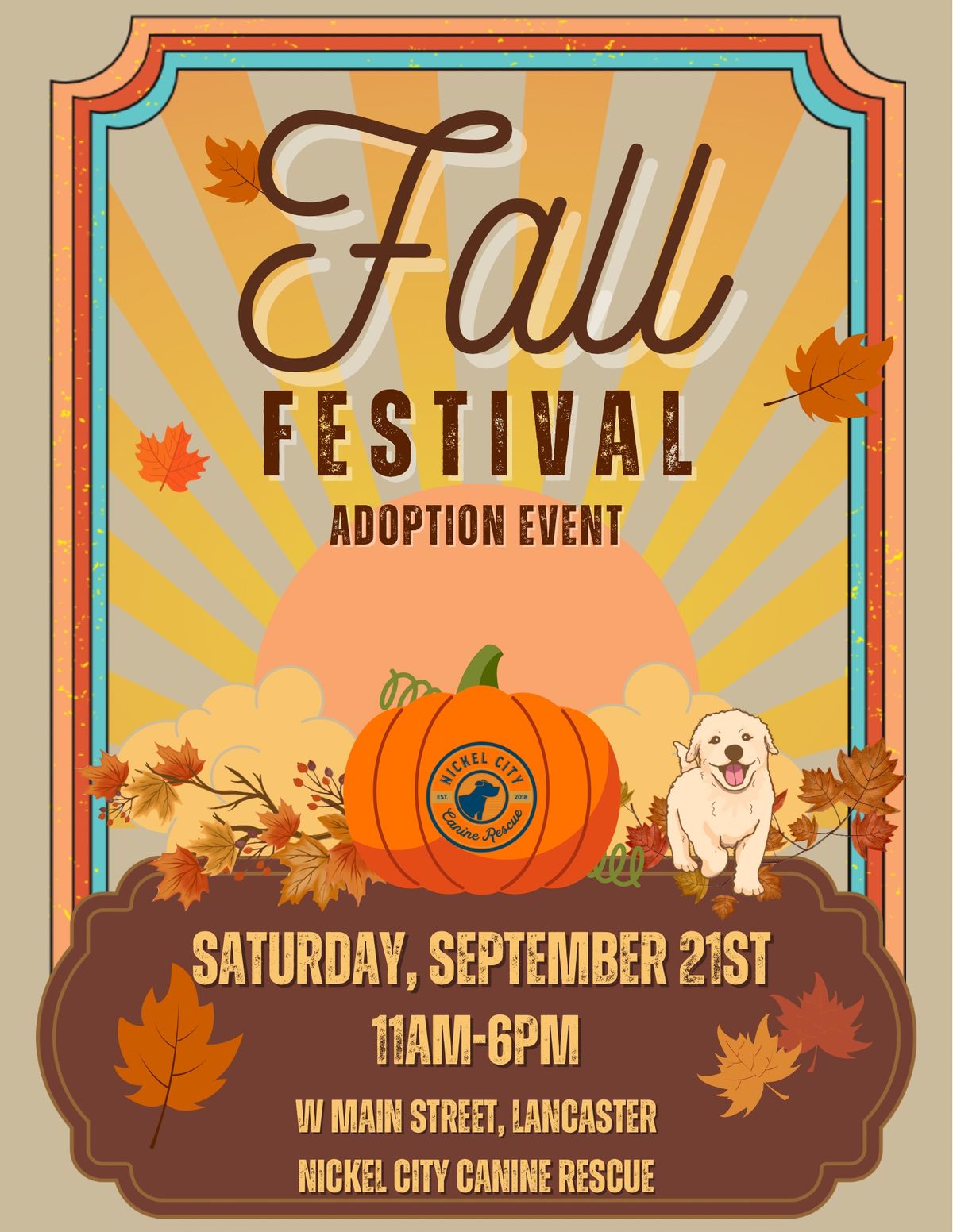 Lancaster Fall Festival- Adoption Event