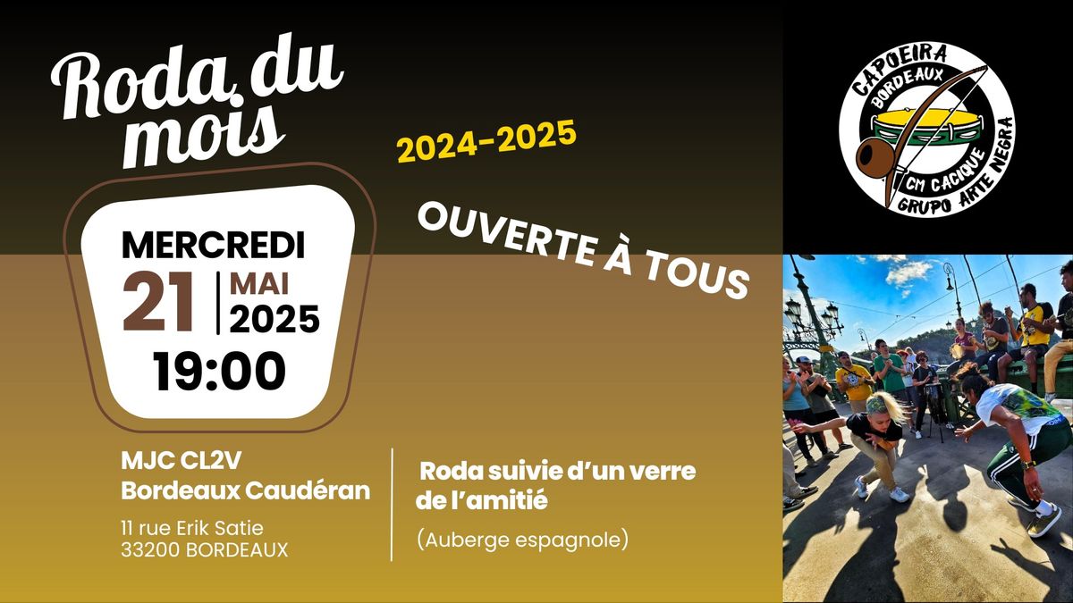 Roda du mois - Mai 2025