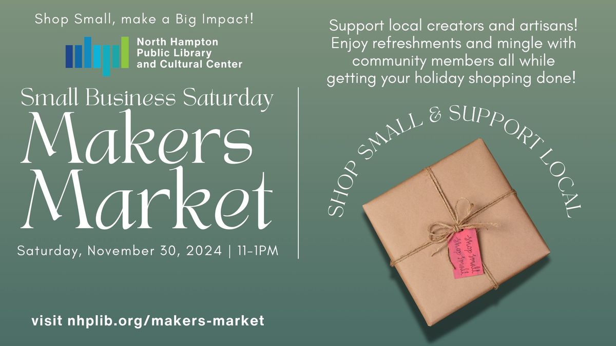 Small Business Saturday Makers Market