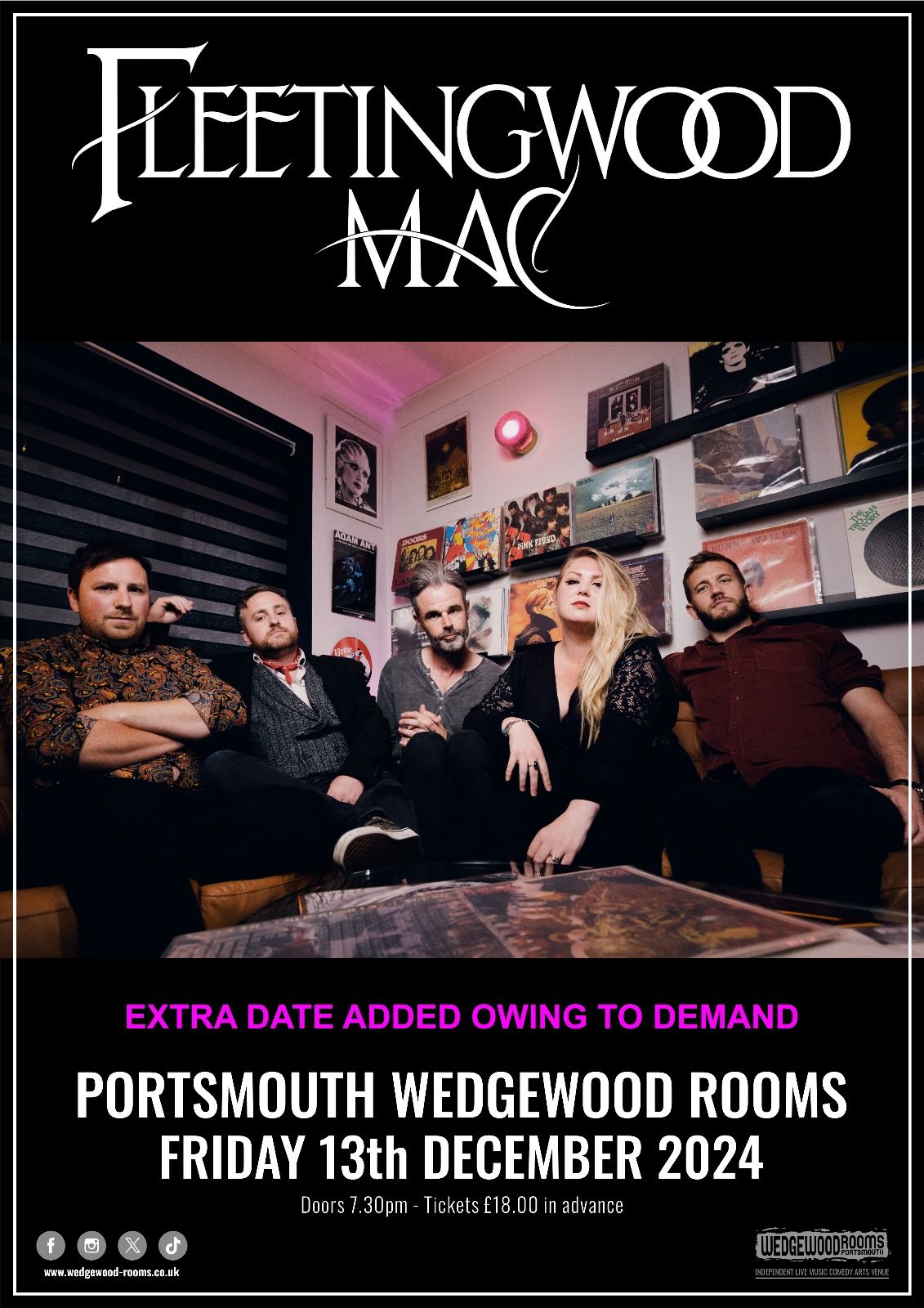 Fleetingwood Mac: Christmas Show - Wedgewood Rooms, Portsmouth - 13.12.24