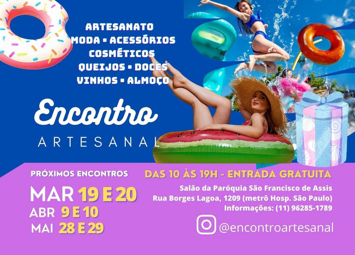 Encontro Artesanal, 19 e 20 de Mar\u00e7o 