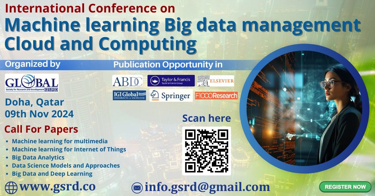 International Conference on Machine Learning, Big Data Management, Cloud, and Computing (ICMBDC 2024