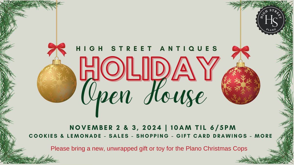 High Street Antiques' Holiday Open House