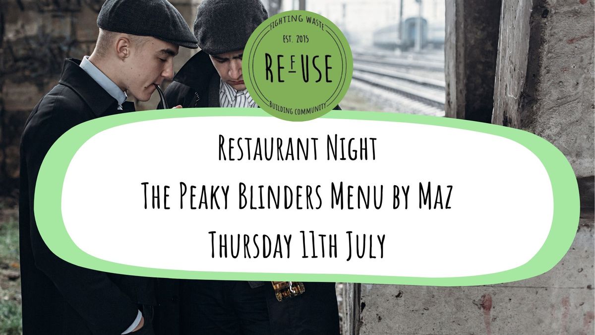 Restaurant Night - Peaky Blinders Menu by Maz